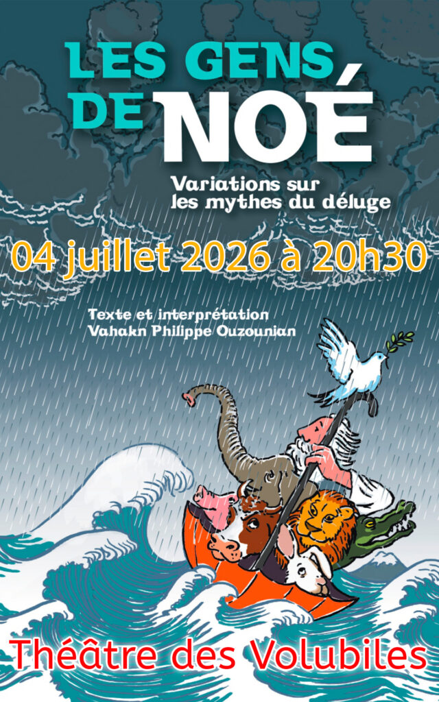 Affiche "Les Gens de Noé", Théâtre